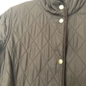 BARBOUR Green Quilted Jacket Barely Worn